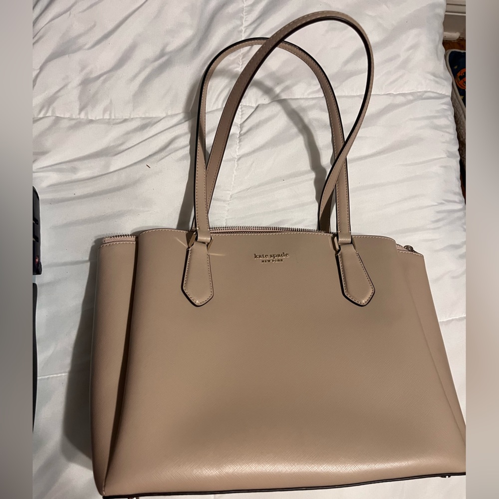 Nude/Beige Kate Spade Tote Bag with dust bag